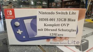 Ankauf Nintendo Switch Lite HDH-001 32GB Blau Komplett OVP 
mit Dbrand Schutzglas 125Euro
#nintendo #nintendoswitch #switchlite #switchgames #nintendoswitchgames #nintendogaming #nintendocollection #nintendogames #nintendofan #videogameshop #powergames